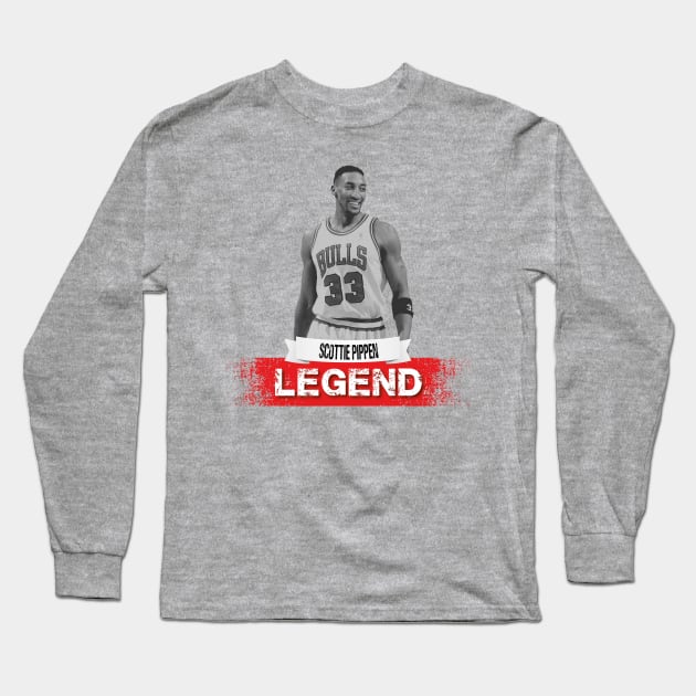 Scottie Pippen Long Sleeve T-Shirt by FUNCT